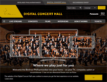 Tablet Screenshot of digitalconcerthall.com